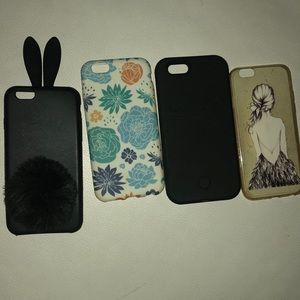 All four IPhone6 phone cases